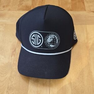 Black SIG Cap with Grey Logo
